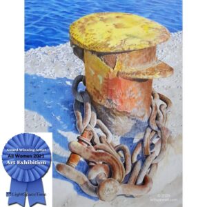 Mediterranean blues drawing